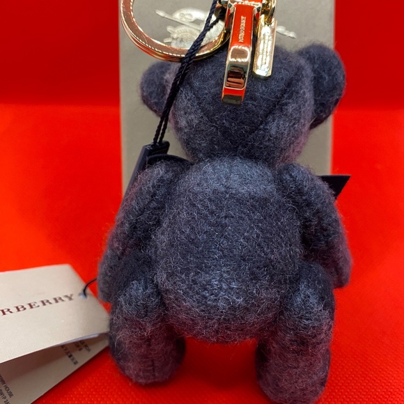 NWT Limited Edition Burberry Charcoal Bear Keychain - Picture 4 of 9